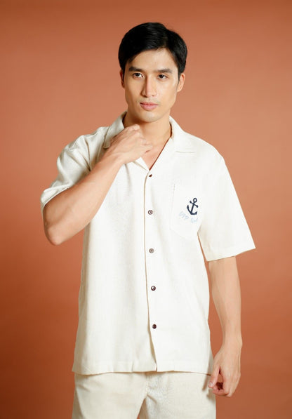 Off-White Yacht Club Open-Collar Polo