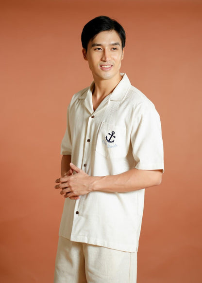 Off-White Yacht Club Open-Collar Polo