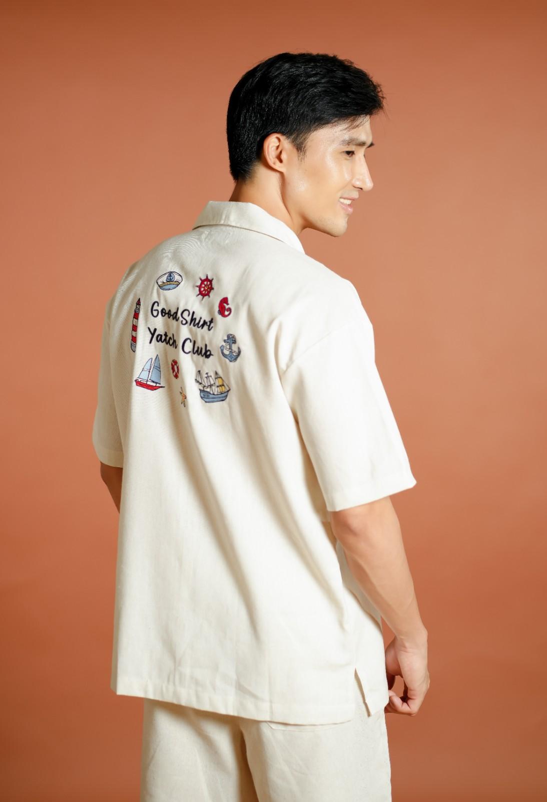 Off-White Yacht Club Open-Collar Polo