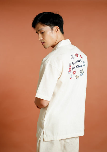 Off-White Yacht Club Open-Collar Polo