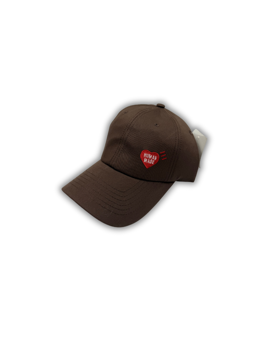 Brown Human Made Heart Cap