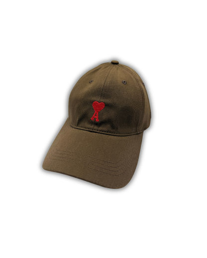 Brown Ami Inspired Heart Cap
