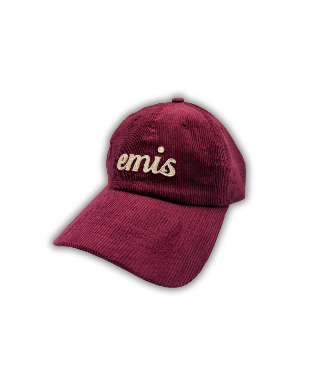 Maroon Emis Corduroy Cap