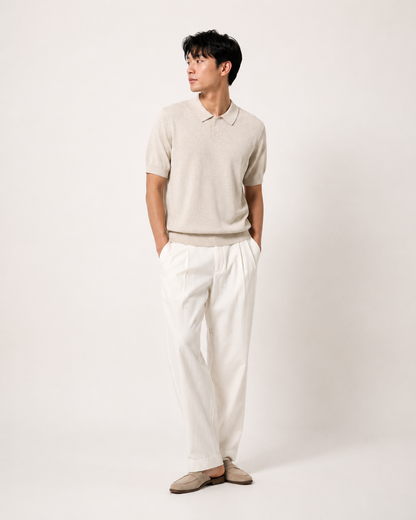 Oat Classic Knit Polo