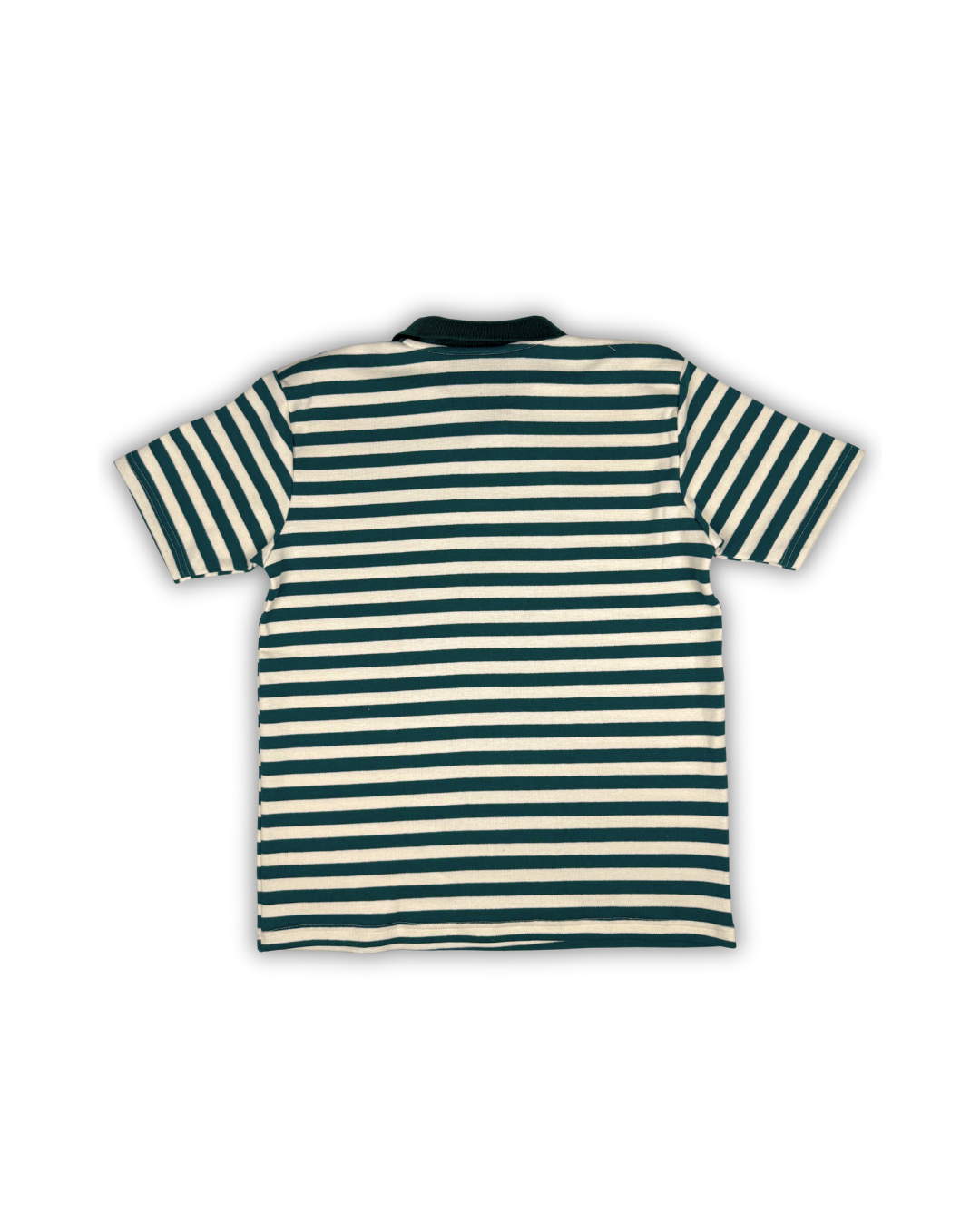 Green Striped Polo