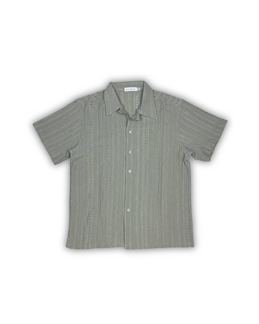 Sage Textured Camp Shirt