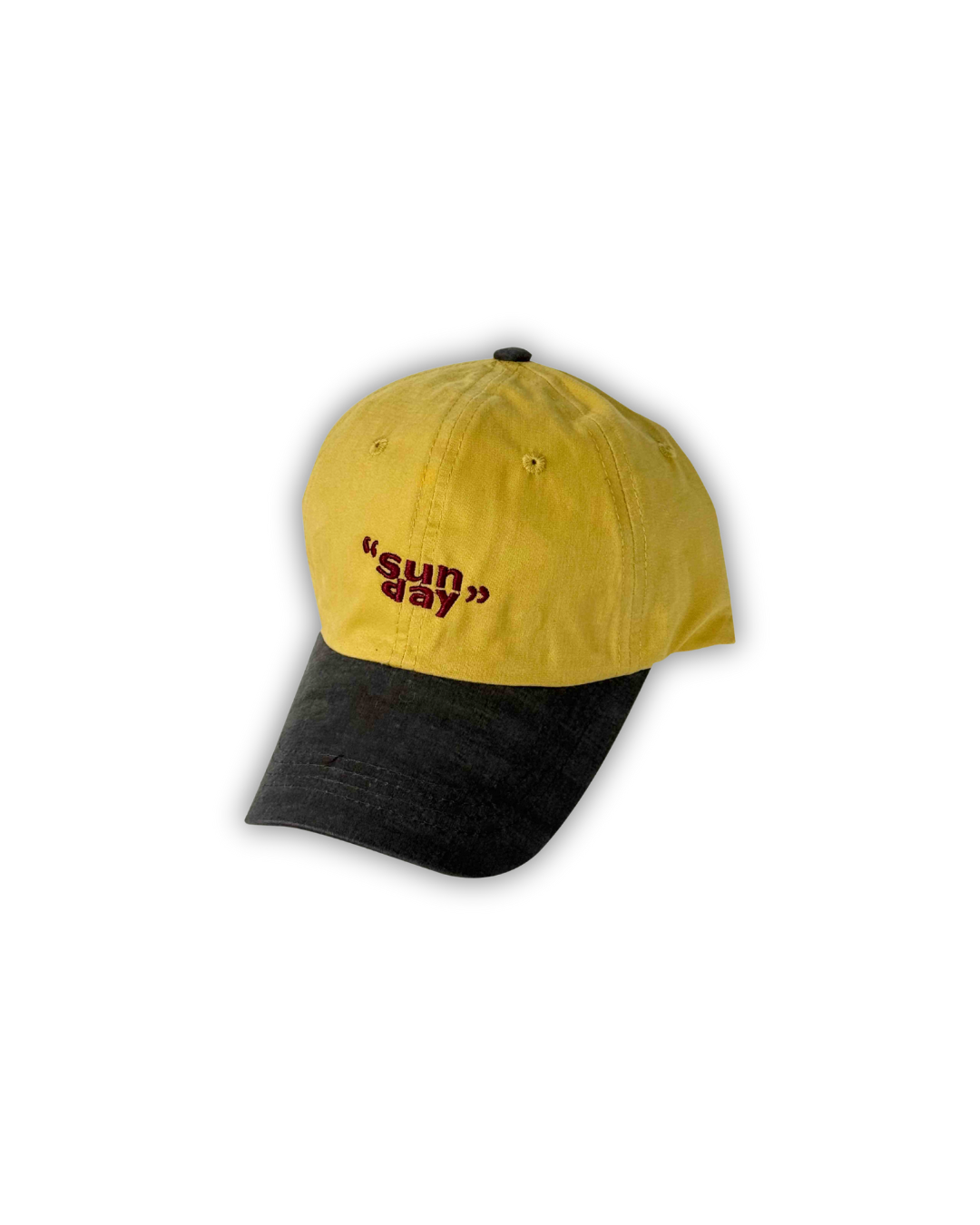 Sunday Two-Tone Cap – Mustard & Black