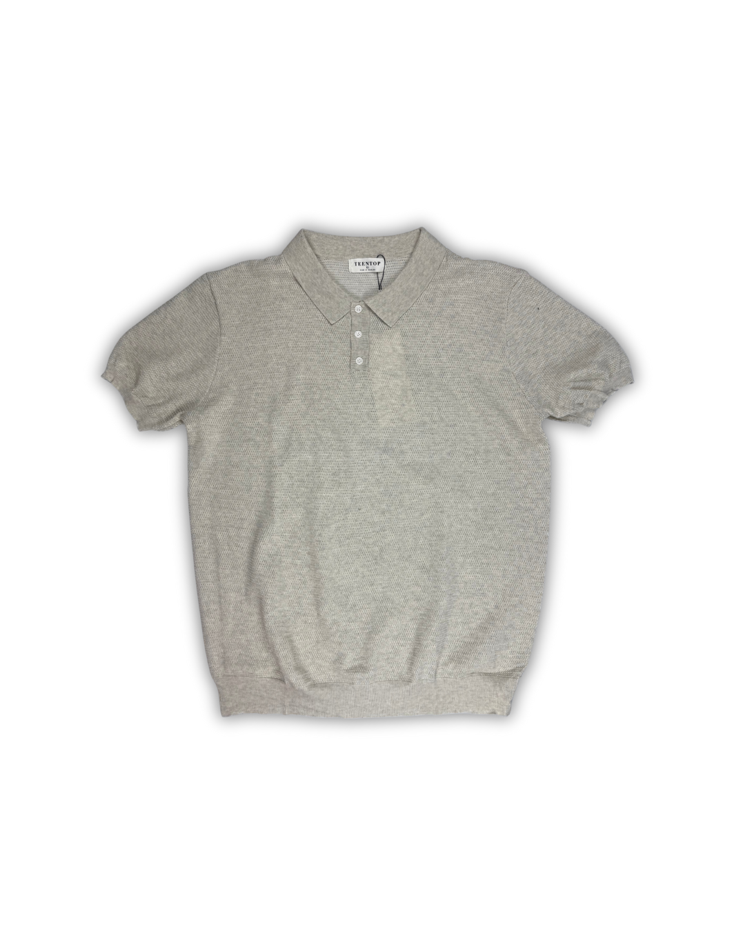 Light Grey Classic Knit Polo