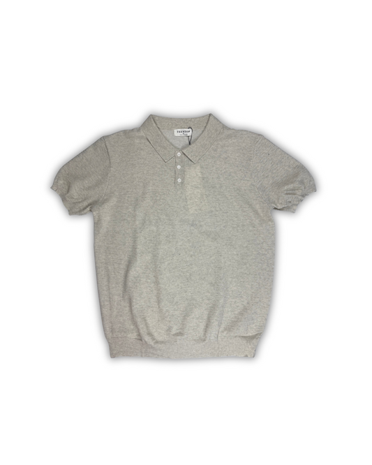 Light Grey Classic Knit Polo