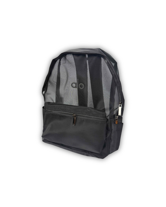 Black Alo Inspired Sheer Backpack